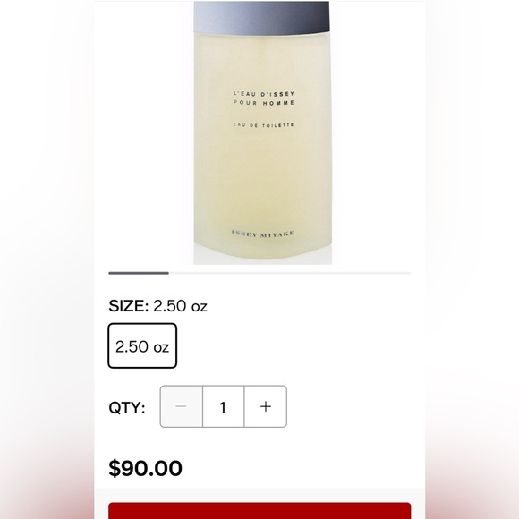 Issey Miyake Men's L'Eau d'Issey Pour Homme Eau de Toilette Spray, 2.5 oz - Picture 6 of 11